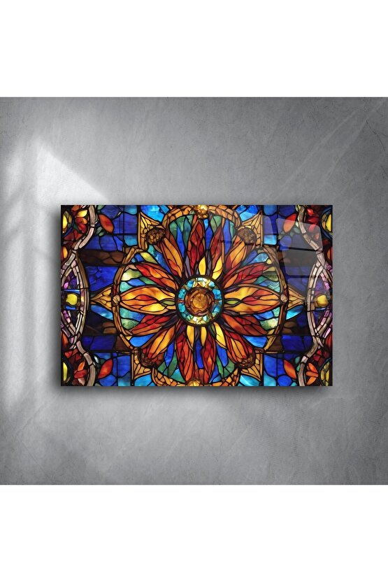 Vitray Mandala Duvar Tablosu