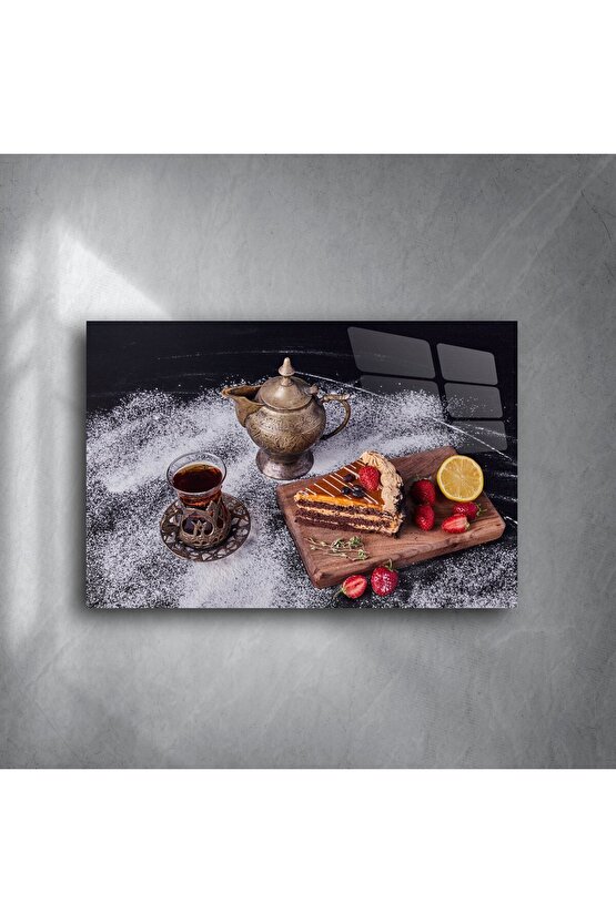 Türk Kahvesi ve Pasta Sanat Baskısı