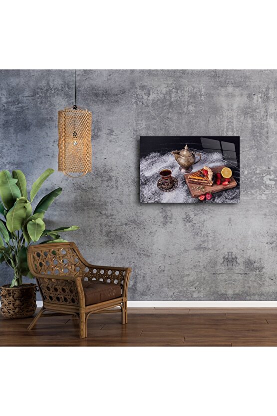 Türk Kahvesi ve Pasta Sanat Baskısı