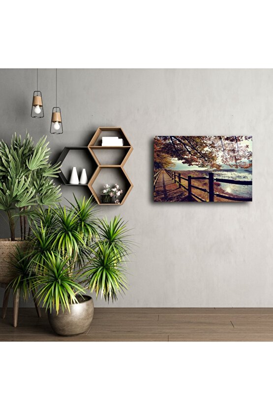 Cam Duvar Sanatı Doğal Yürüyüş Yolu Paneli