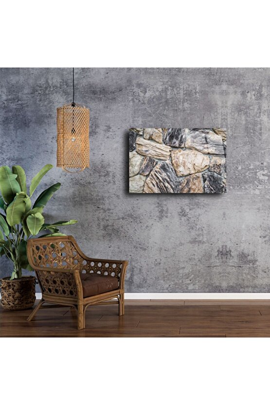 Doğal Nehir Taşları Akrilik Tablo