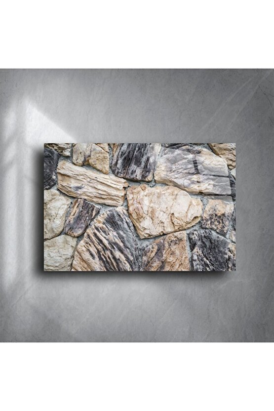 Doğal Nehir Taşları Akrilik Tablo