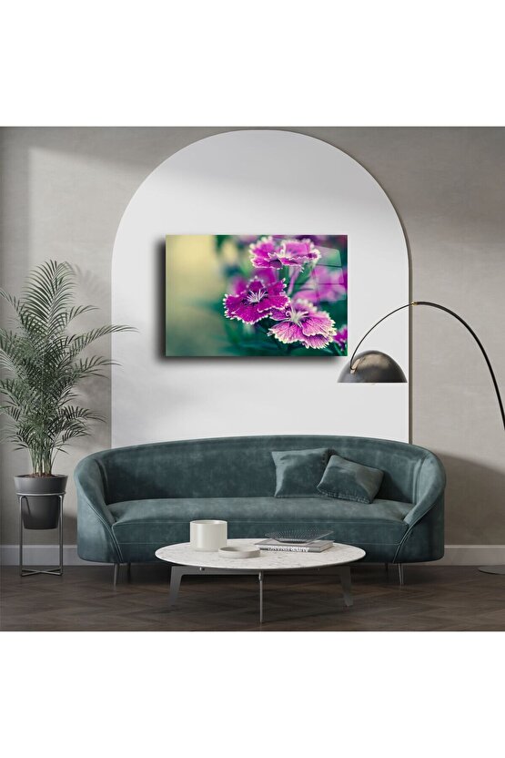 Lüks Parlak Çiçek Duvar Tablosu