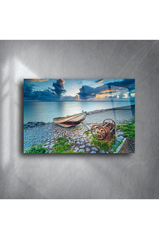 Cam Tablo Deniz Manzaralı