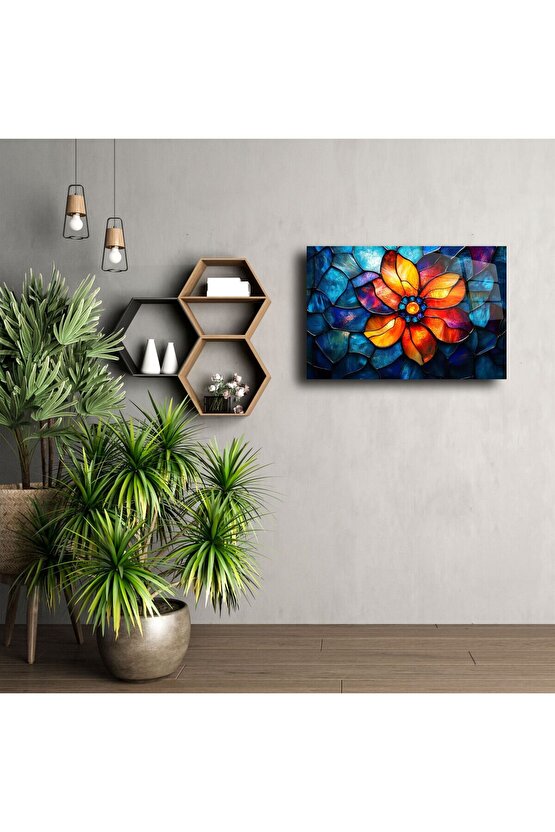 Modern Cam Duvar Tablosu