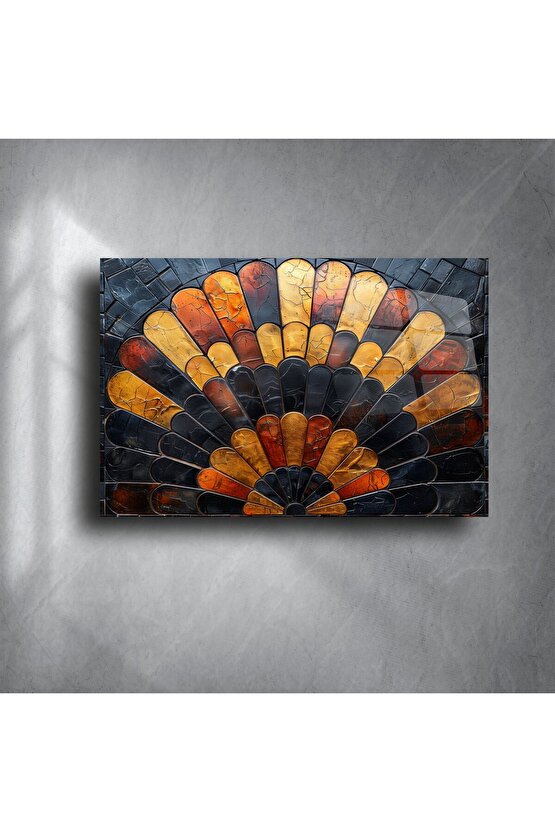 El Yapımı Lüks Cam Mozaik Duvar Dekoru