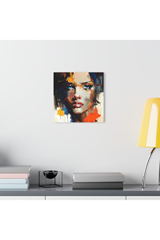 Kadın Model Cam Tablo Duvar Dekoru 9