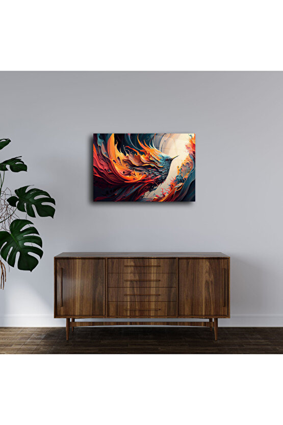 Karışık Desenler Cam Tablo Duvar Dekoru 10