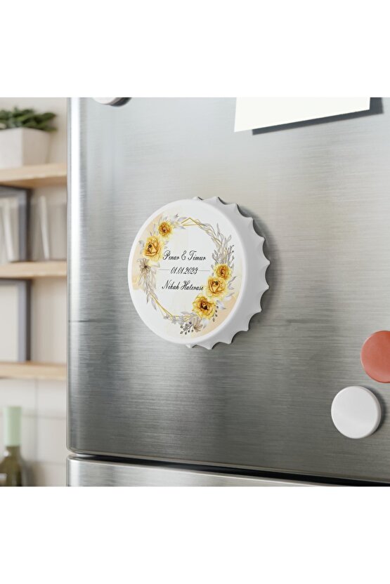 50 Adet Kapak Açacak Magnet Buzdolabı Süsü, Söz, Nişan, Kına, Nikah, Düğün Hatırası Promosyon 20