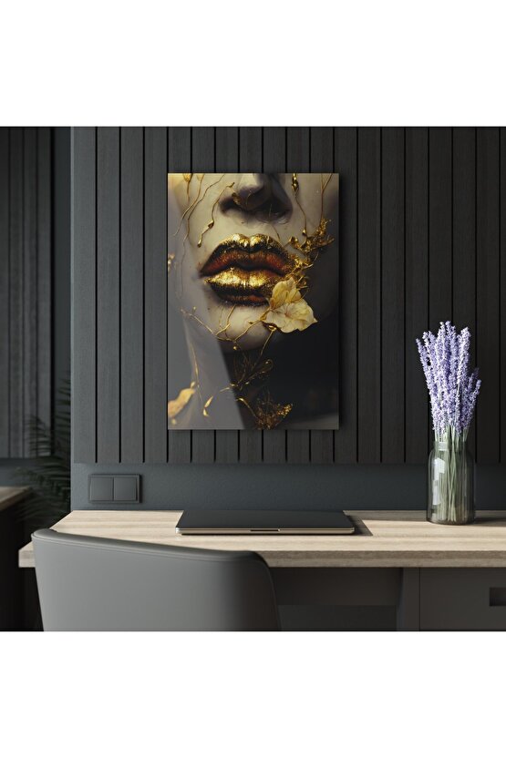 Kadın Model Cam Tablo Duvar Dekoru 17