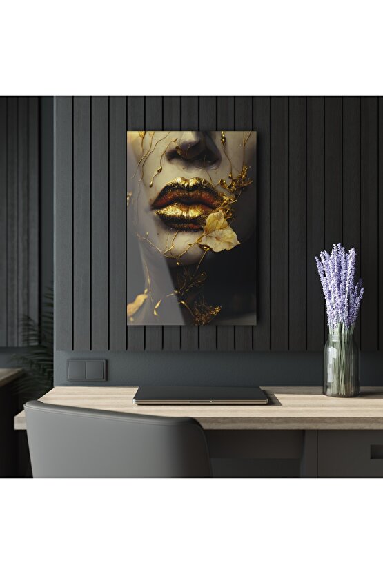 Kadın Model Cam Tablo Duvar Dekoru 17