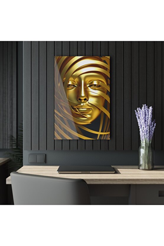 Kadın Model Cam Tablo Duvar Dekoru 13