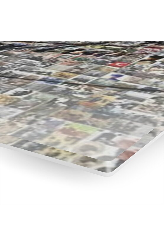 Atatürk Model 2 Cam Tablo Duvar Dekoru