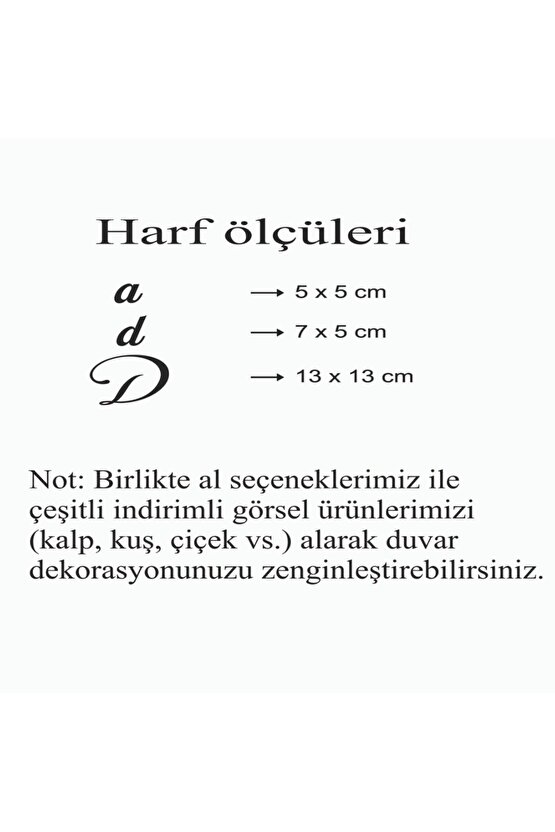 Kişiye Özel Üretilen Ahşap Mdf Duvar Yazısı 120 Harfe Kadar