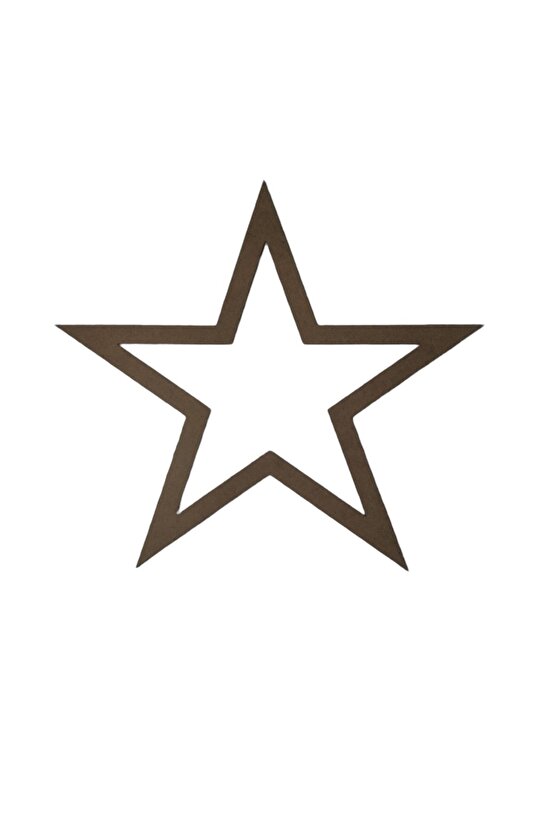 Yıldız Figürlü 3 Mm Ham Mdf Isimsiz Kasnak 25 Cm