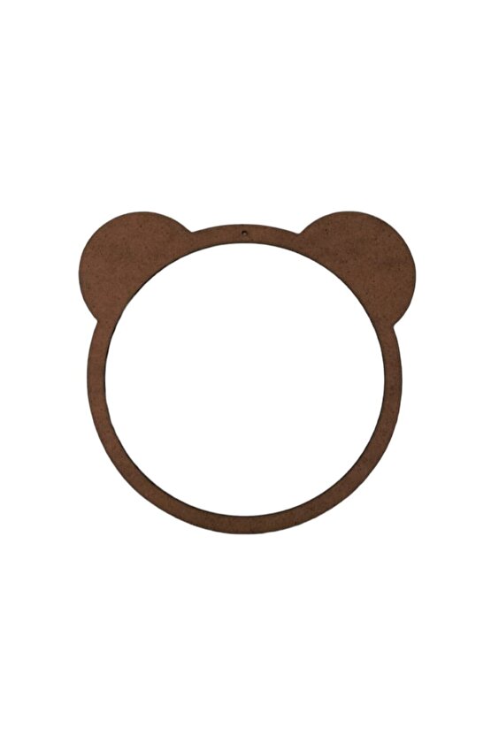 Ayıcık Kulaklı 3 Mm Ham Mdf Kasnak 35 Cm