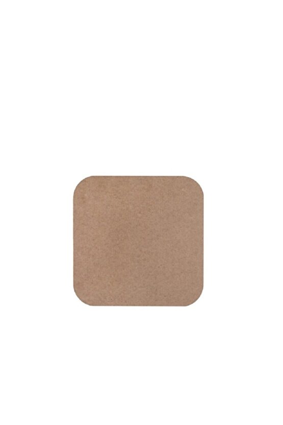 8,5x8.5 Cm Supla Levha 60 Adet 3 Mm Ham Mdf Kare Lazer Kesim