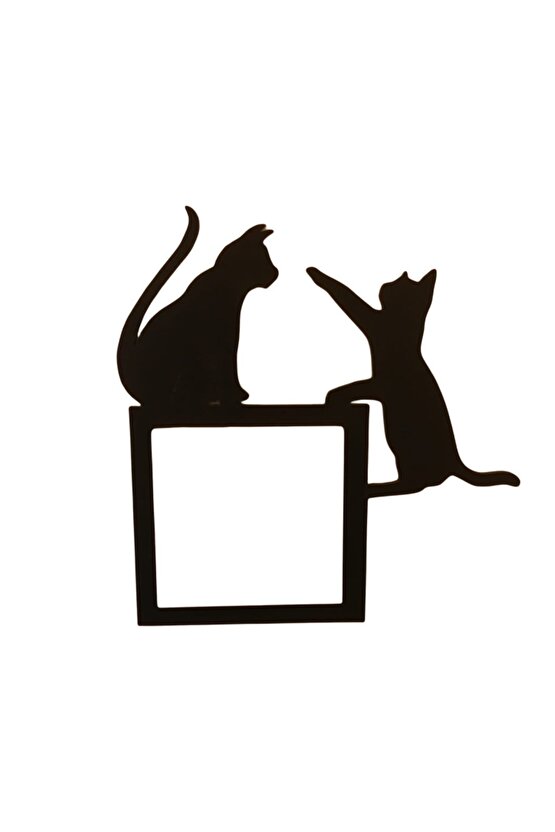 Kedili Prizlik Duvar Süsü 3mm Mdf