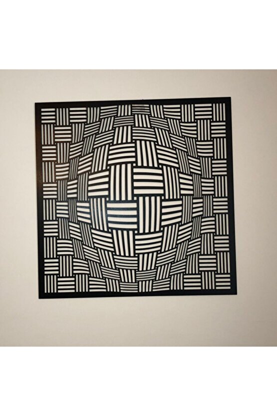 3mm Ahşap Siyah Mdf 3d Üç Boyutlu Duvar Panosu