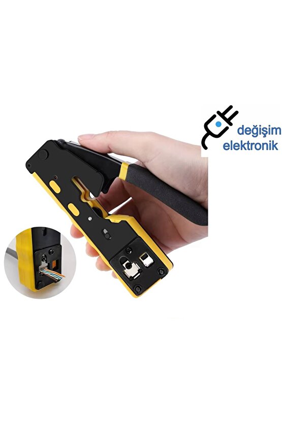 Profesyonel Rj45 Sıkma Pensesi Rj11-Rj45