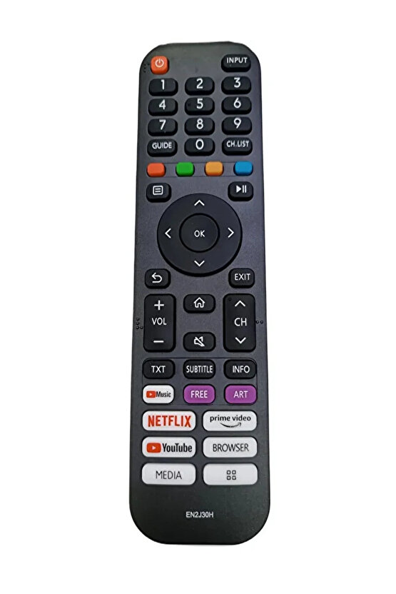 B225000UHD - B225580UHDSW VİDAA Serisi Uyumlu 4K Led Smart Android Tv Uzaktan Kumandası