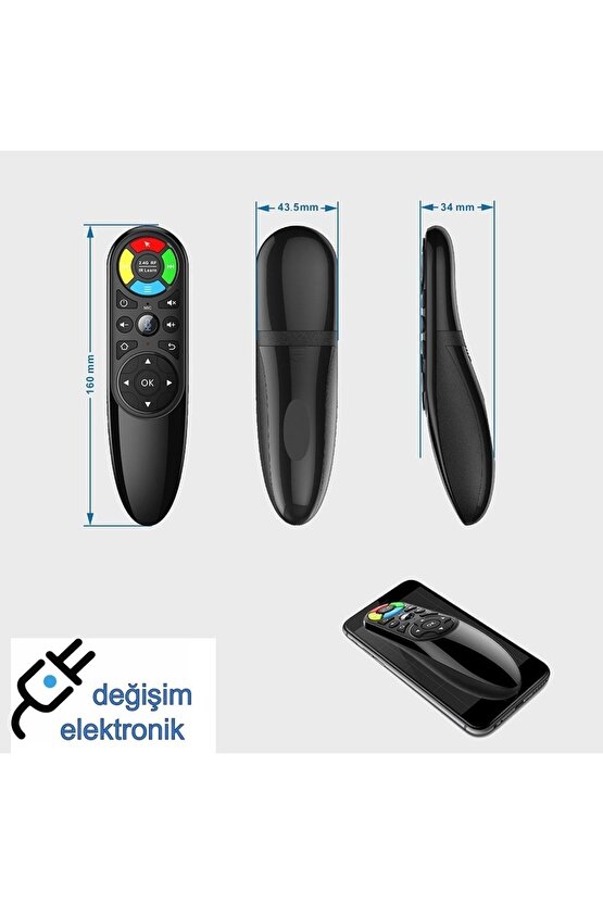 Anker Nebula 4k Tv Box Uyumlu Android Air Kumandası Ses Komutlu