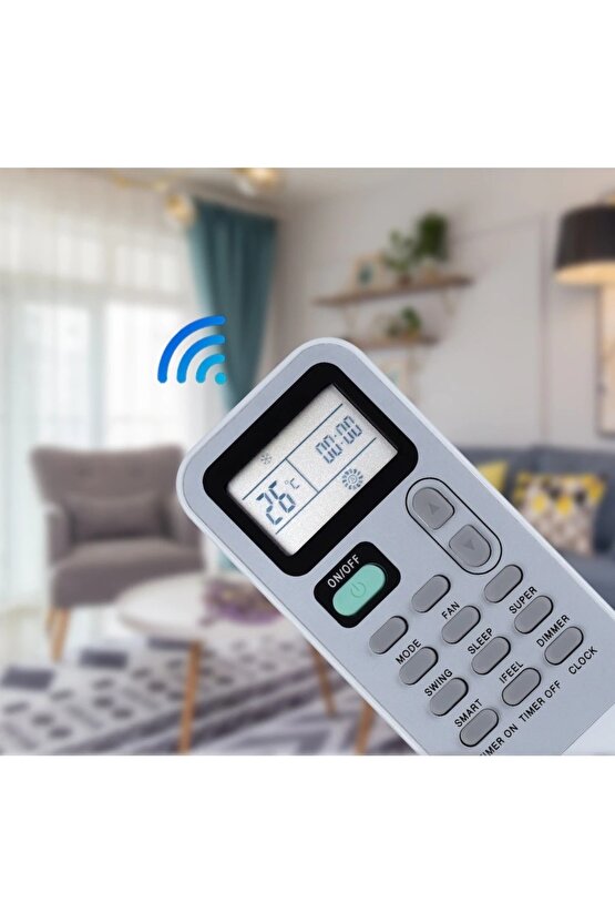 Arçelik 12210p  Uyumlu Mobil Portatif Klima Kumandası