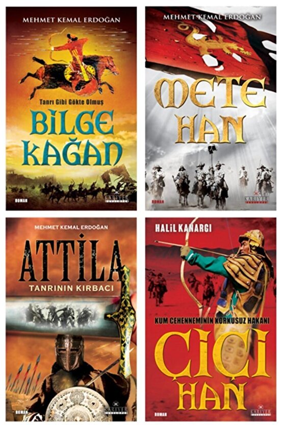 Dünyayı Titreten Türk Hükümdarlar Seti-2 ( 4 - Kitap)