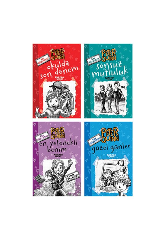 Bay Illüzyonist Peter Quınn 4lü Kitap Seti