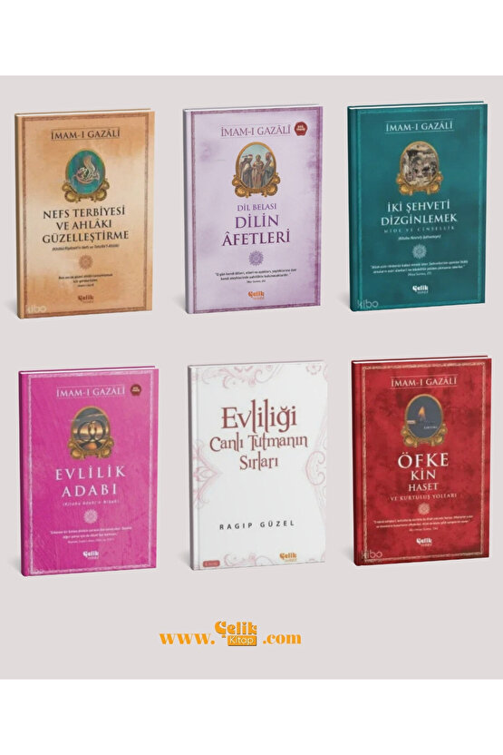 Evlilik Kitap Seti (6 Kitap) Evlilik Adabı - Evliliği Canlı Tutmanın Sırları - Nefs Terbiyesi