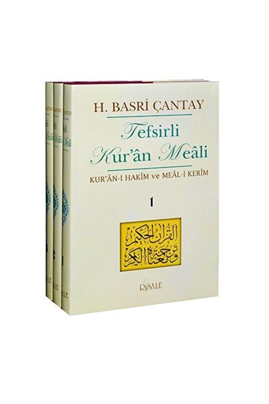 Tefsirli Kuran Meali 3 Cilt Takım Hasan Basri Çantay