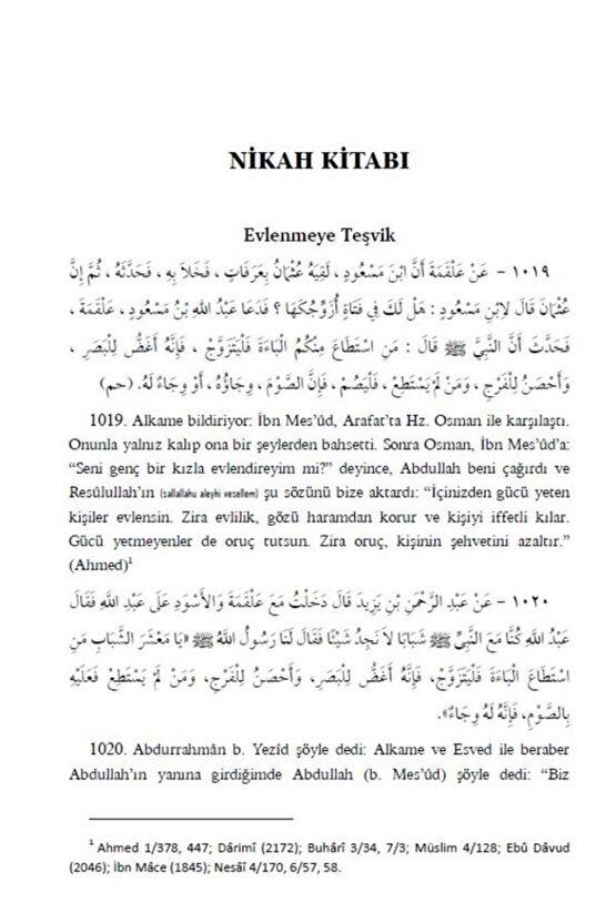 Temel Sahih Hadisler 3 Cilt Takım