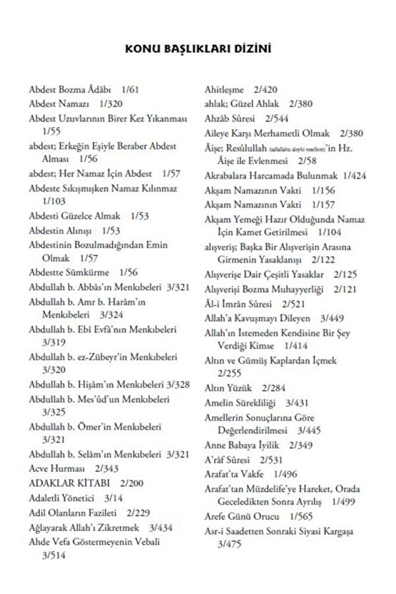 Temel Sahih Hadisler 3 Cilt Takım