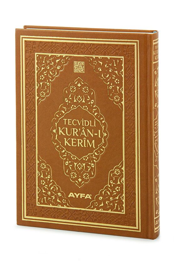 Tecvidli Kuranı Kerim - Termo Deri - Orta Boy - Kahverengi Renkli - Ayfa Yayınevi - Bilgisayar Hatlı