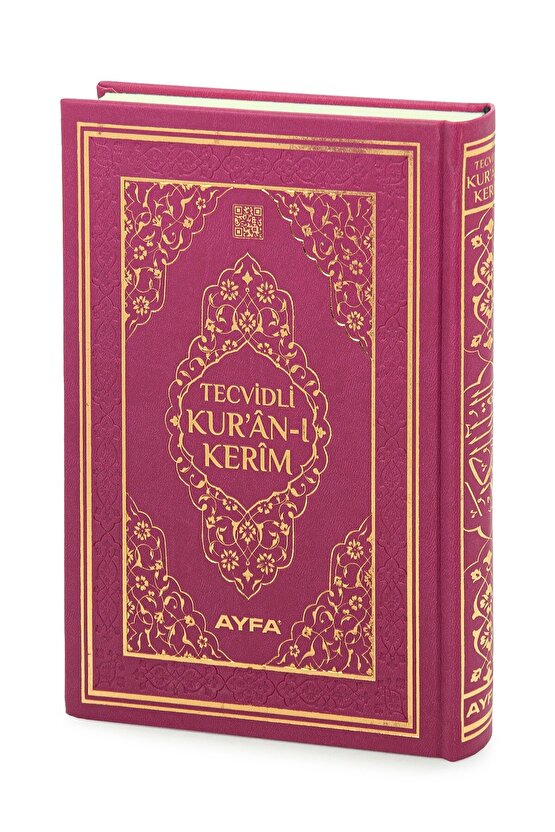 Tecvidli Kuranı Kerim - Termo Deri - Orta Boy - Fuşya Renkli - Ayfa Yayınevi - Bilgisayar Hatlı
