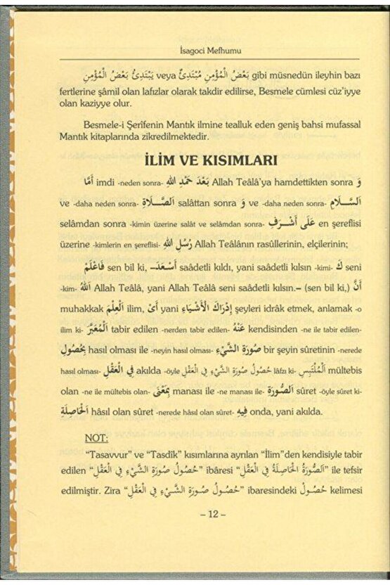 İsa Goci Mefhumu (KIRK MANALI KELİME KELİME TERCÜME)