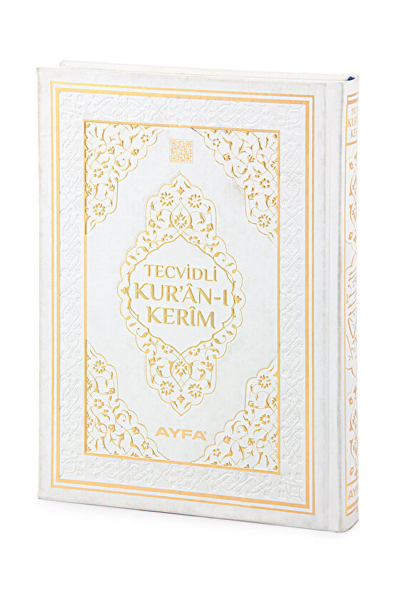 Tecvidli Kuranı Kerim - Termo Deri - Rahle Boy - Beyaz Renkli - Ayfa Yayınevi - Bilgisayar Hatlı