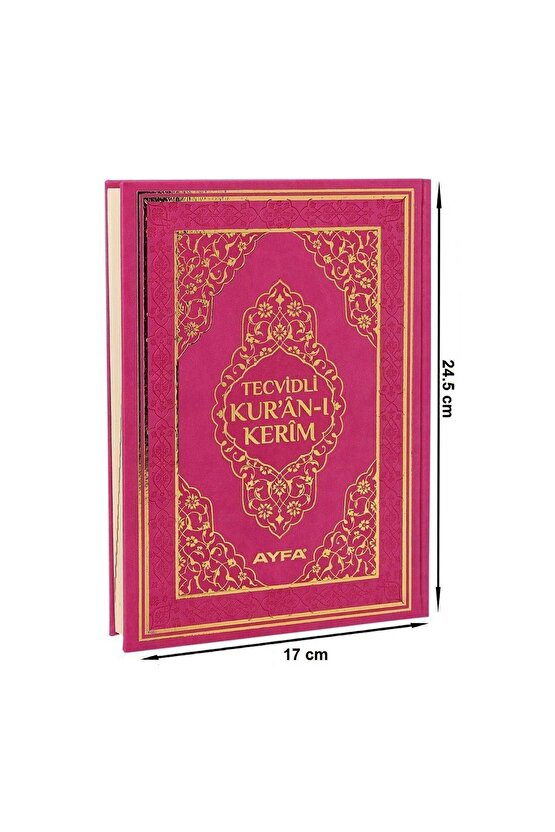 Tecvidli Kuranı Kerim - Termo Deri - Orta Boy - Ayfa Yayınevi - Bilgisayar Hatlı