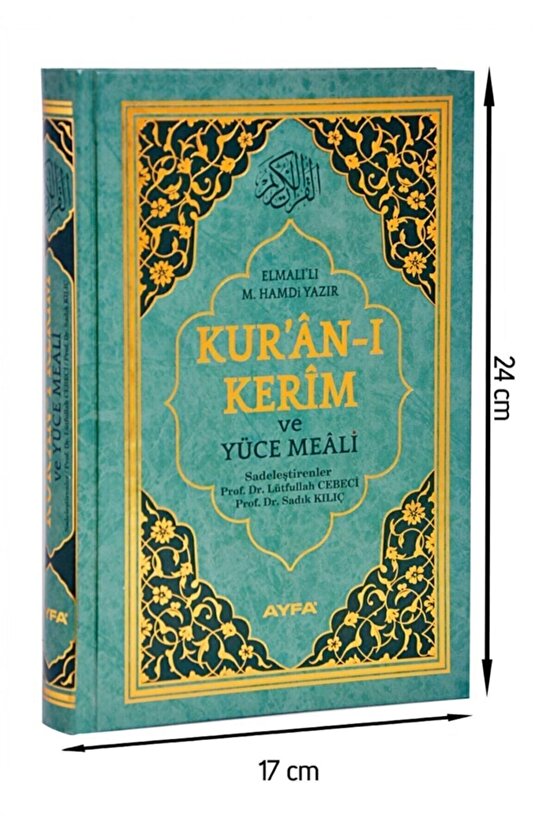 Kuranı Kerim Ve Yüce Meali - Arapça Ve Meal - Orta Boy - Ayfa Yayınevi