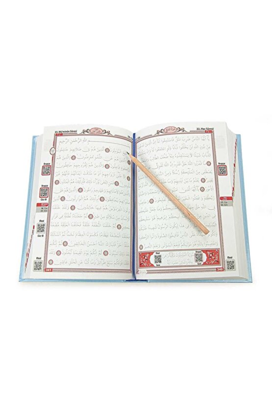 Gölgeli Orta Boy Elle Yazılabilen Kuran-ı Kerim SİYAH