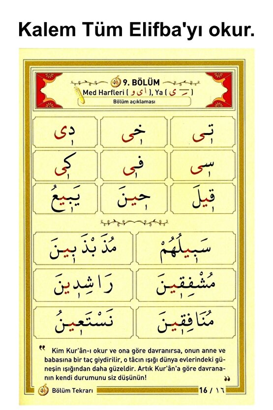 V 7.1 Kuran Okuyan Kalem Hediyeli Orta Boy (17*24) Kuranı Kerim