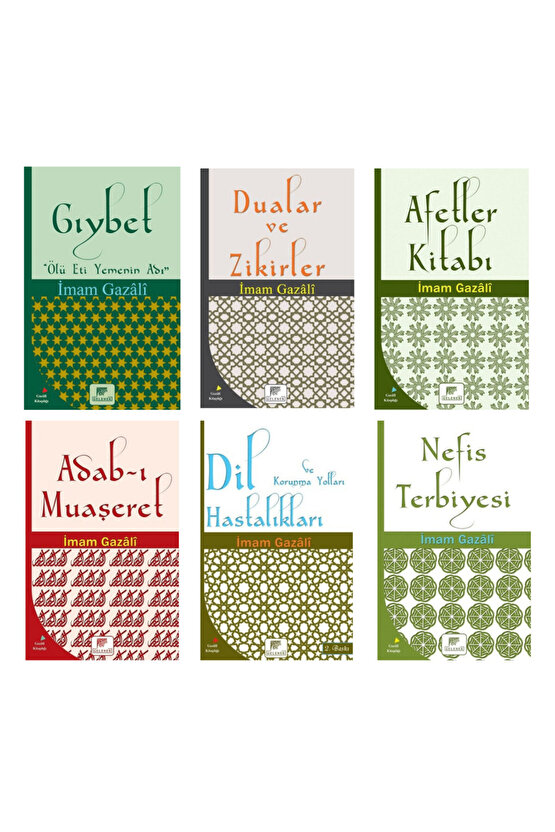 İmam Gazali Kitaplığı  Nefis Terbiyesi 6lı Set