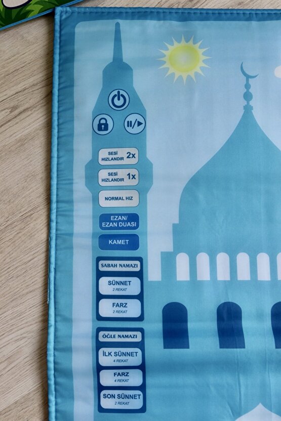 Oğlumun Sesli Benim Seccadesi S1015 Mavi