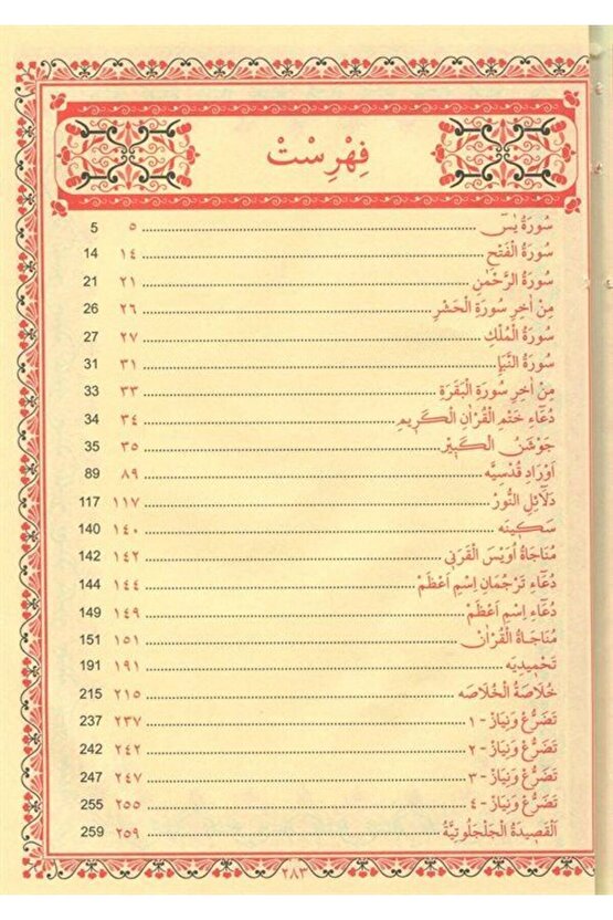 Büyük Cevşen Arapça Kolay Okunuşlu (CELCELUTİYE İLAVELİ) Çanta Boy-ciltli-k-2001