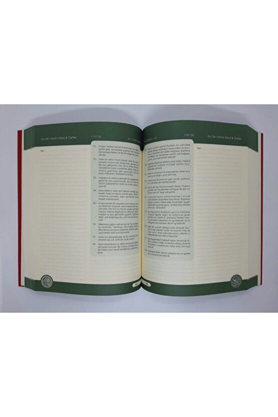 Kur’an-ı Kerim Meal Defter (SAYFASINA GÖRE DÜZENLENMİŞTİR) M. Hamdi Yazır - Ivory Kağıt