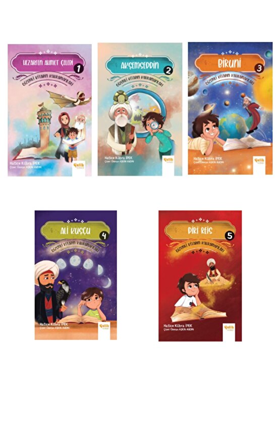 Gizemli Kitabın Kahramanlar Serisi Akşemseddin-biruni-ali Kuşçu-piri Reis-ahmet Çelebi 5li Set