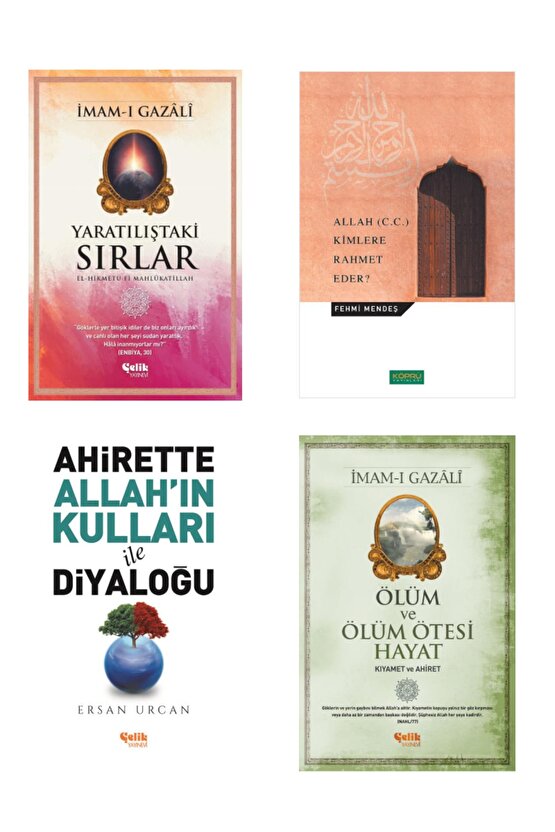 Yaratılıştaki Sırlar-kıyamet Ve Ahiret- Ahirette Allahın Kulları Ile Diyaloğu 4lü Set