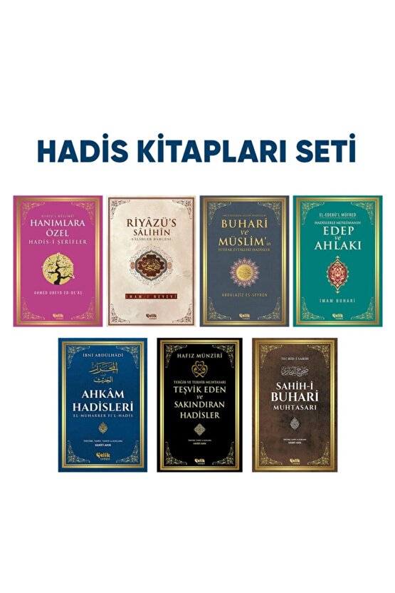 7 Hadis Kitapları Seti • Ahkam Hadisleri, Buhari Ve Müslim, Hanımlara Özel Hadisi