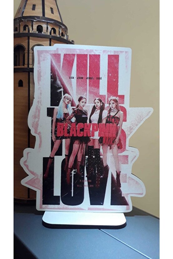 Blackpink Masaüstü Ahşap Biblo