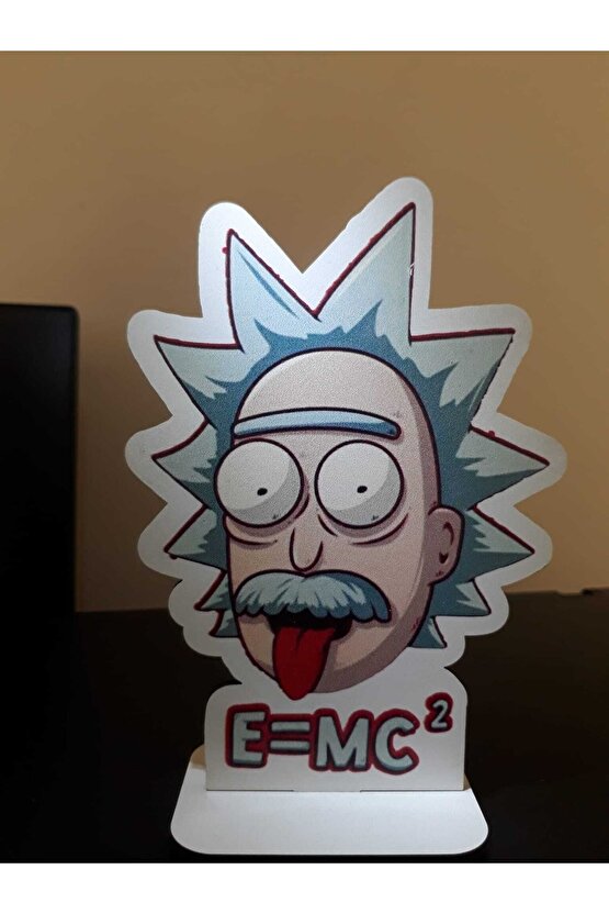 Rick And Morty Masaüstü Ahşap Biblo